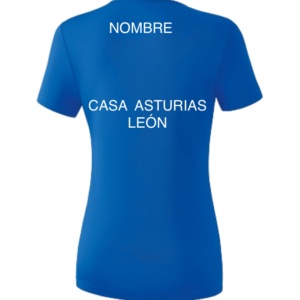 Camiseta Poliester Royal natación mujer Casa Asturias